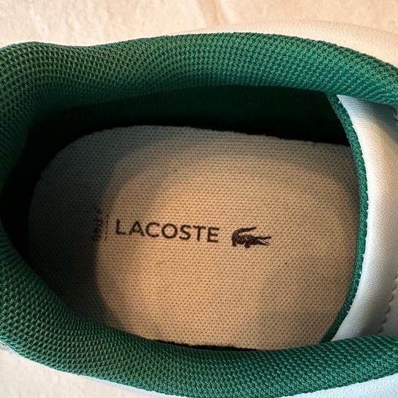 Lacoste? Mens Carnaby Pro White Leather Sneakers Size 9.5 main image 3
